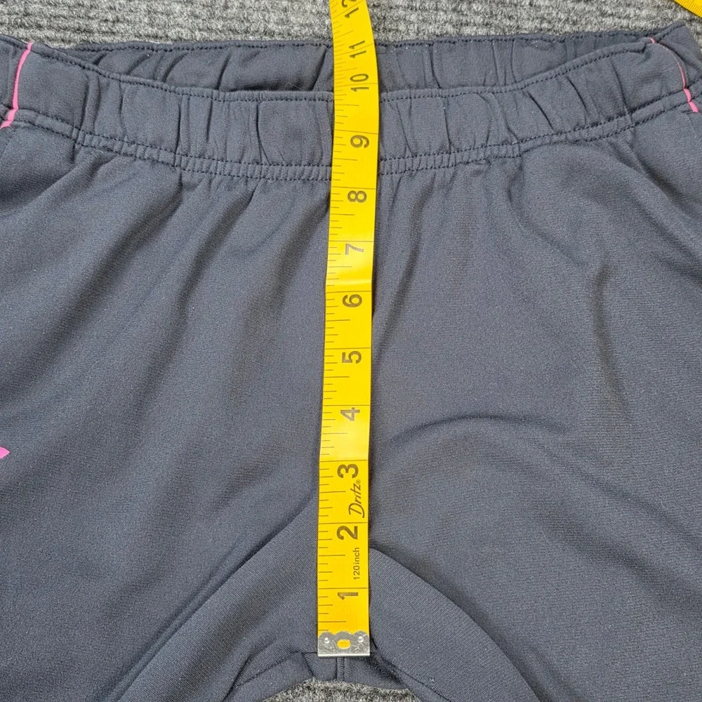 Under Armour ColdGear Loose Fit Athletic Pants Girl's‎ Youth Large Gray Pink